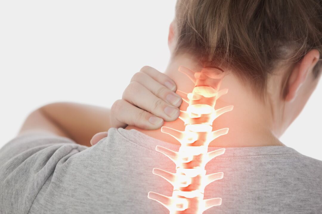 nîşanên osteochondrosis
